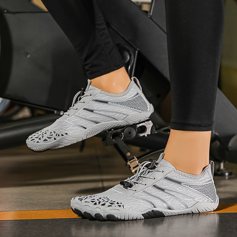 Men Water Sports Quick Dry Mesh Lace Up Shoes