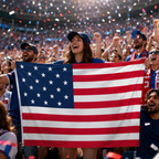 USA Fan Cape
