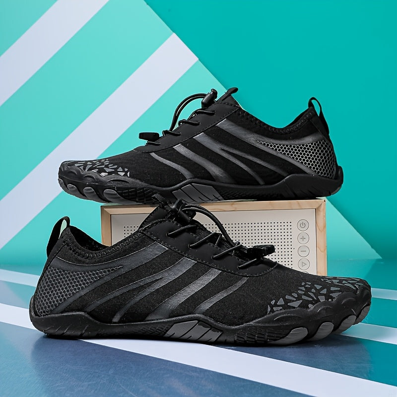 Men Water Sports Quick Dry Mesh Lace Up Shoes