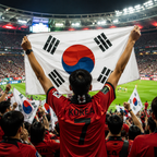 South Korea Flag Detail