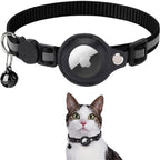 Cat Collar Adjustable Reflective Safety Collar with GPS Tracker Holder