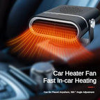 Portable Car Heater Fan 4-in-1 Heating Cooling Defrosting 12V