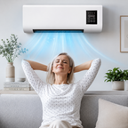 Wall Mounted Portable Air Conditioner with Remote Control and Cooling Fan