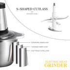 2 Liter Food Processor Chopper Kitchen Appliance
