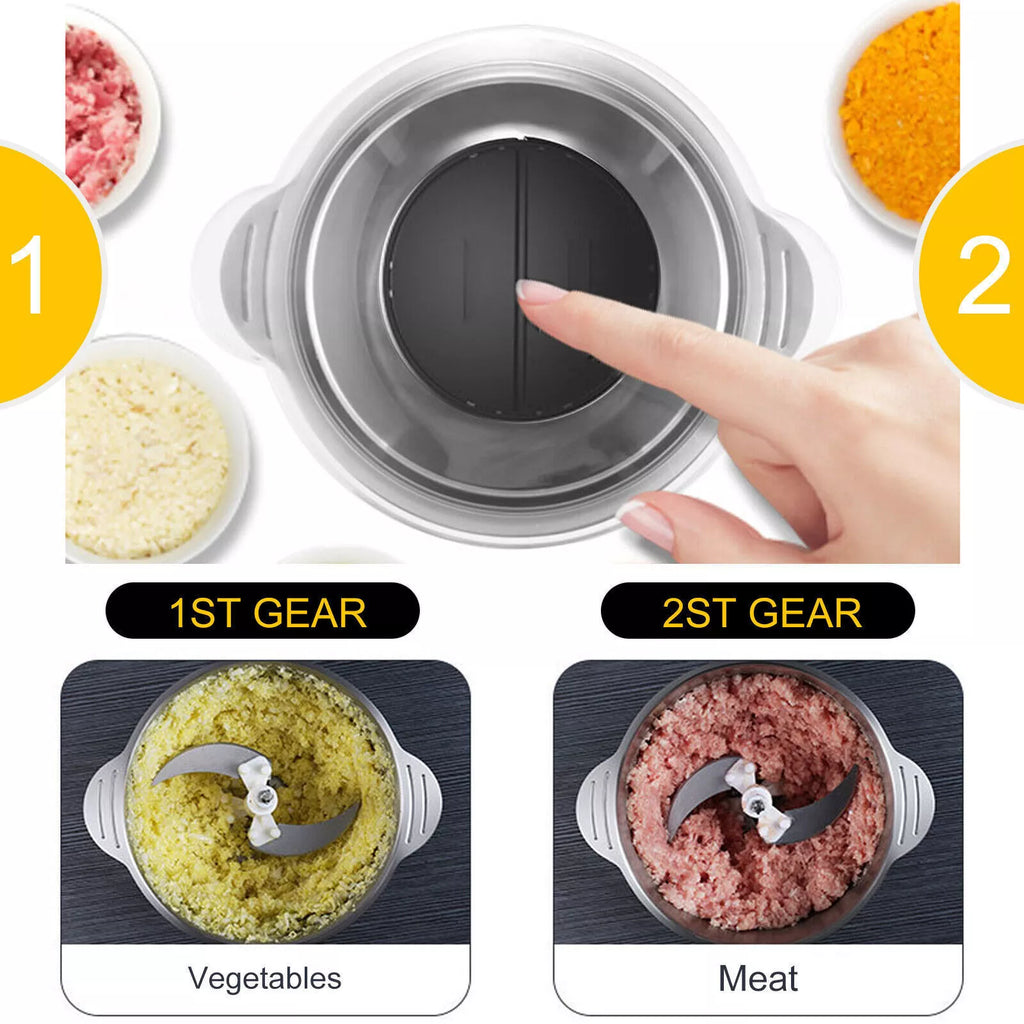 2 Liter Food Processor Chopper Kitchen Appliance