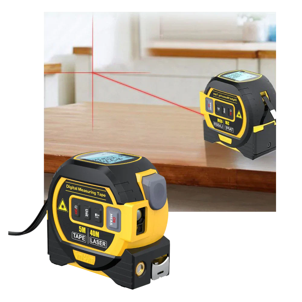 Laser Tape Measure 3-in-1 Volume Distance Area Measurement 40 Meter