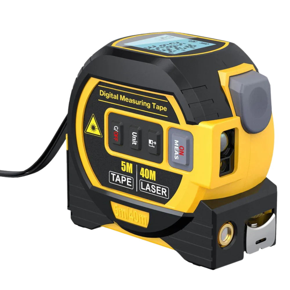 Laser Tape Measure 3-in-1 Volume Distance Area Measurement 40 Meter