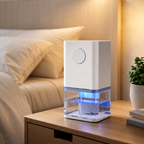 Electric Compact Home Dehumidifier Moisture Remover for Bedroom Bathroom Basement