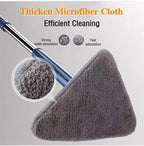 Spin Mop Cleaner System with 360 Degree Rotating Round Mop Head