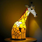 Animal Stained Glass Table Lamp Night Light