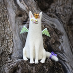 Wool Felt Figurine Set Handmade Collectible Figurines