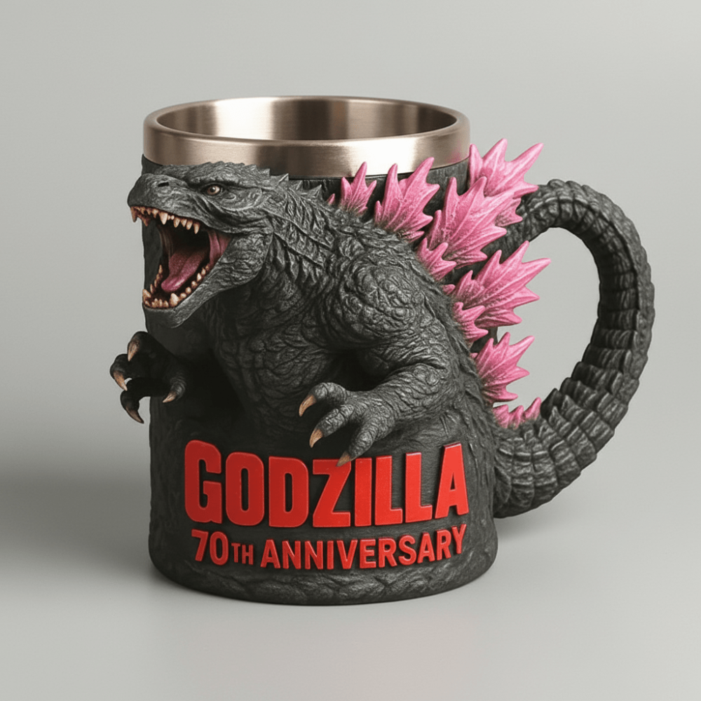 3D Sculpted Monster Shaped Ceramic Coffee Mug Cup Drinkware