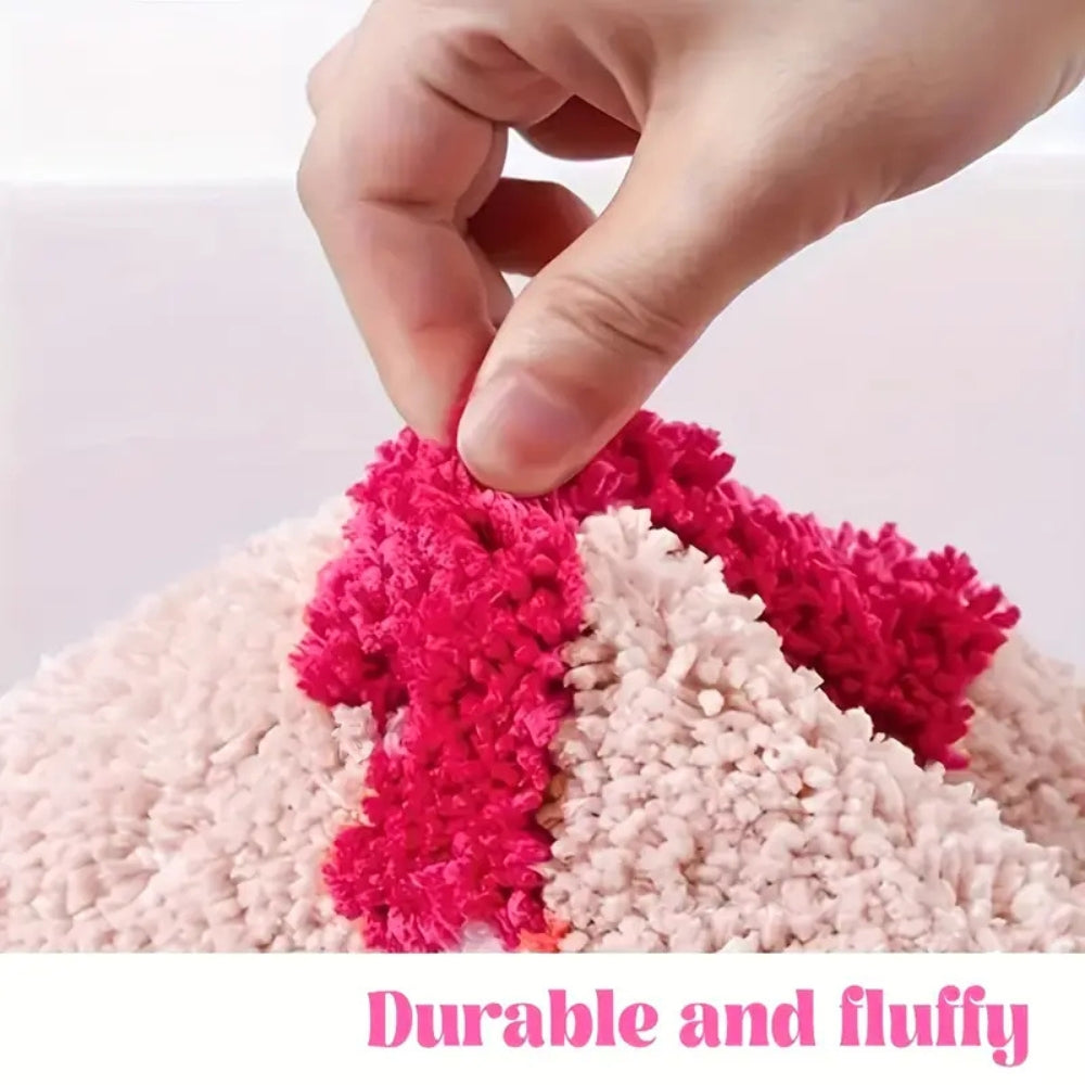 Bathroom Mat Square Printed Funny Get Naked Bath Rug