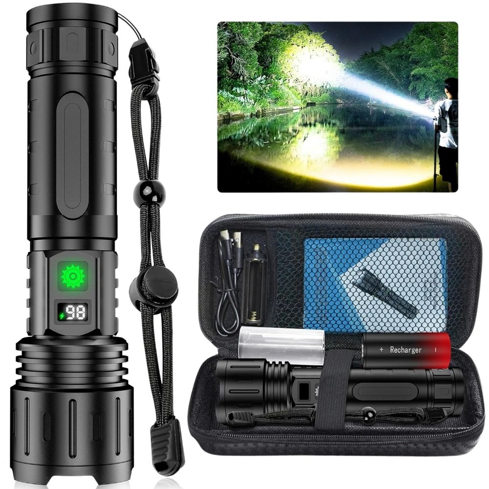 LED Handheld Portable Flashlight Light