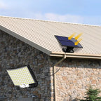 Solar Panel LED Security Light with Motion Sensor Outdoor Wall Mount