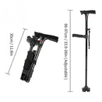 Adjustable Folding Walking Cane Mobility Aid Stick
