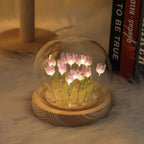 Tulip Shaped LED Flush Mount Night Light Fixture