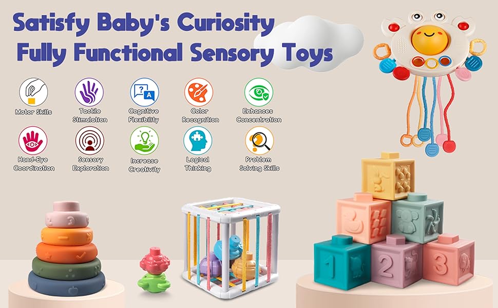 Baby Sensory Toy Set Montessori Educational Developmental Toys