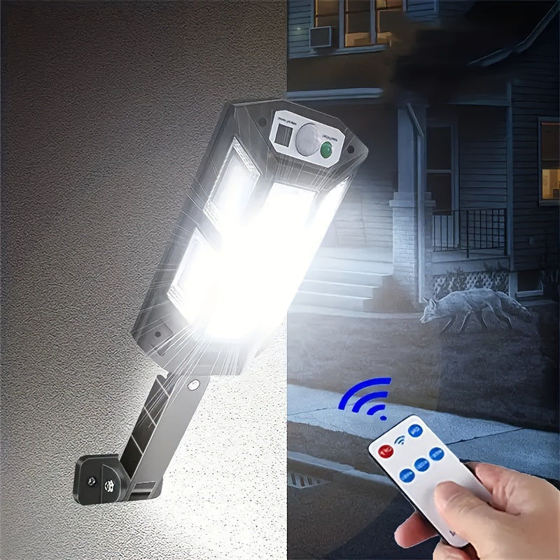 Solar Motion Sensor Outdoor Flush Mount Wall Light