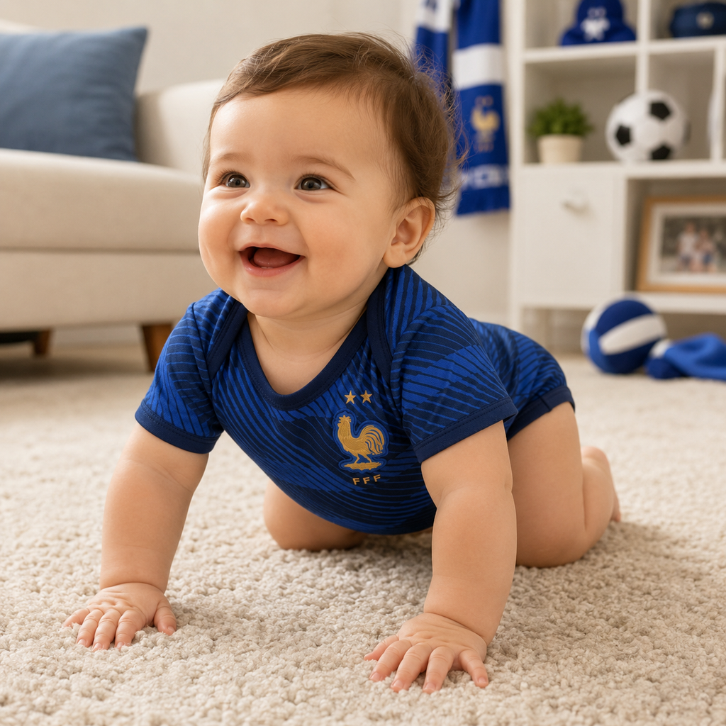 France Baby Romper
