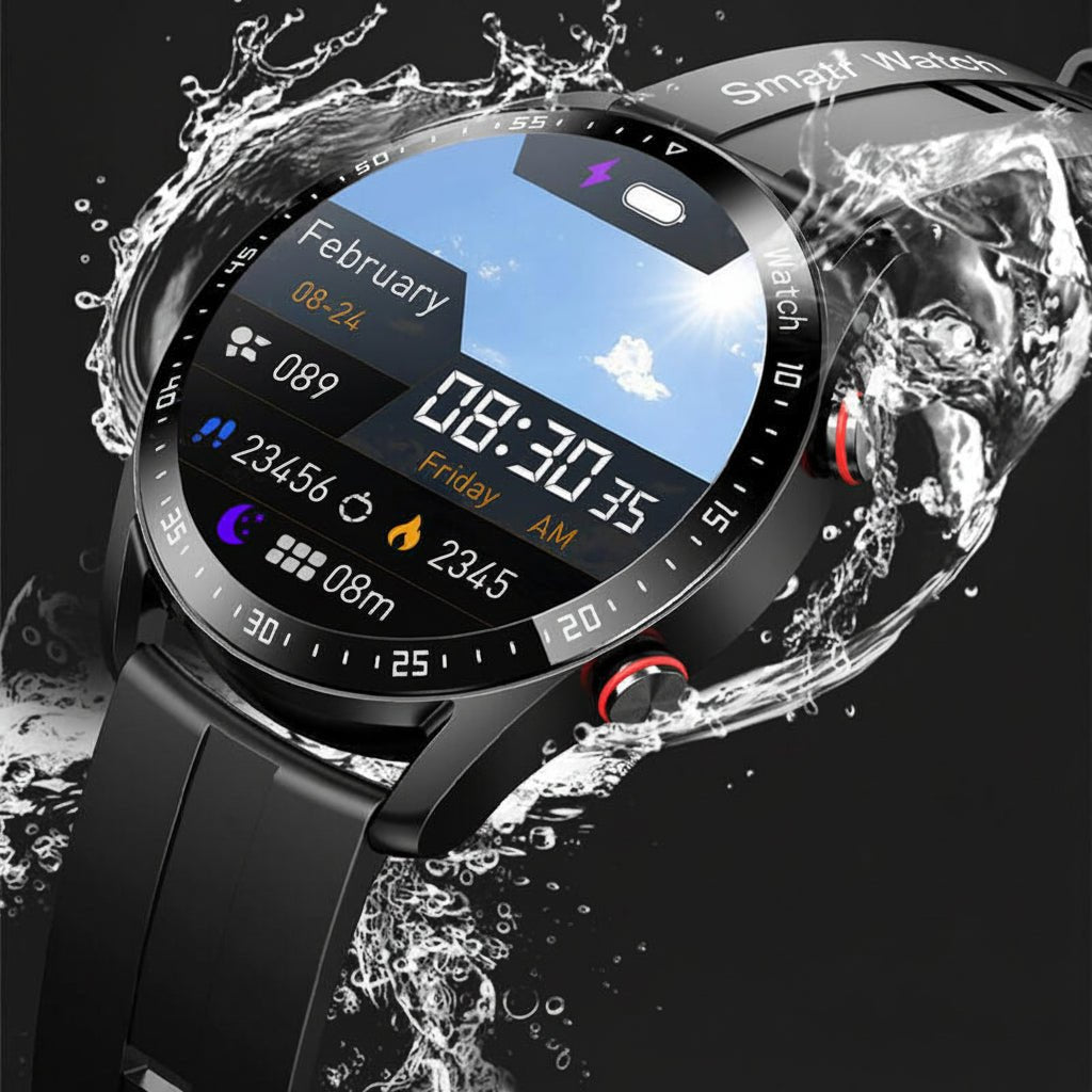 Square Smartwatch Fitness Tracker Bluetooth Calling Waterproof Touchscreen