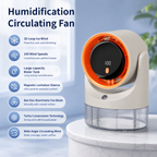 Mini Portable Electric Mist Fan Air Cooler Humidifier Adjustable