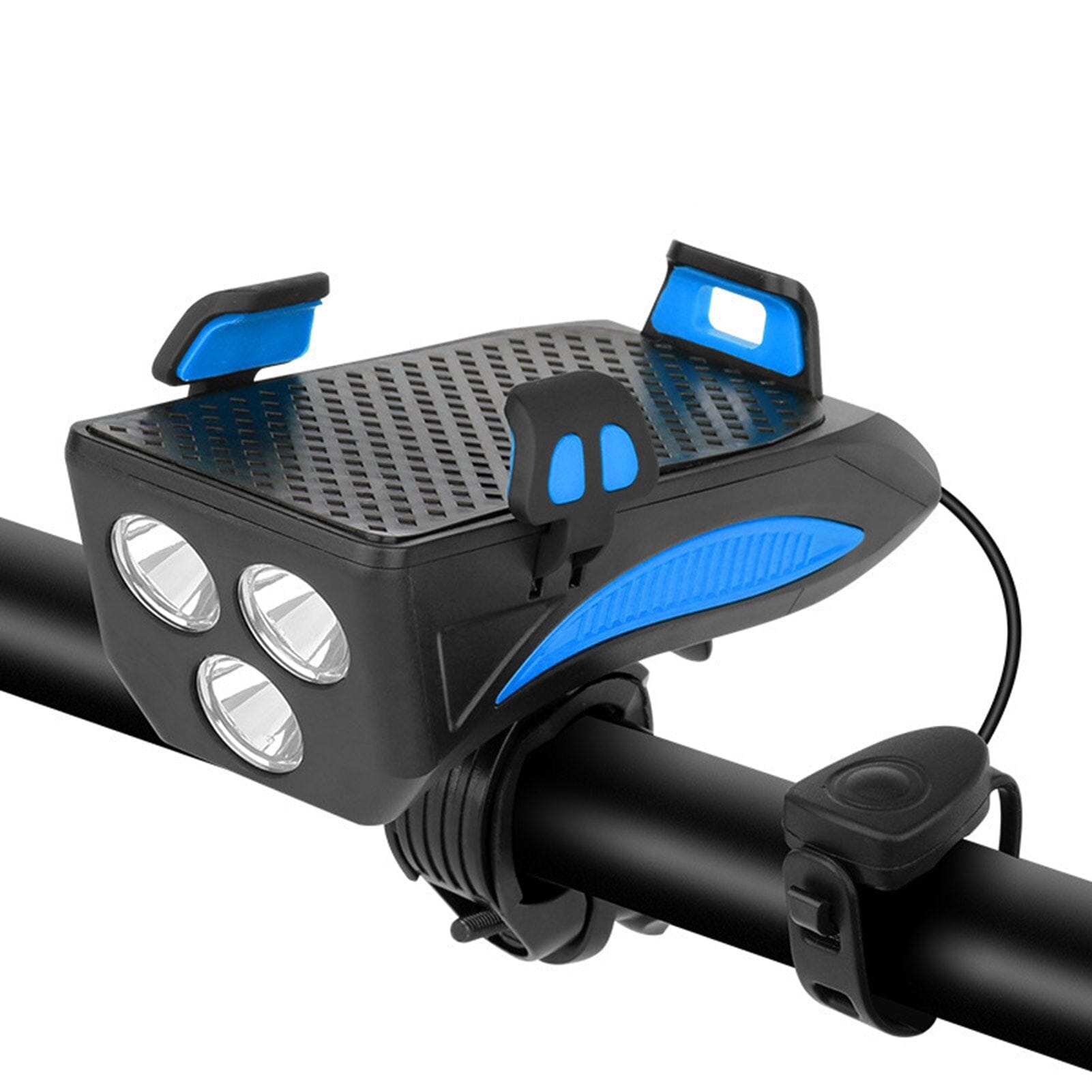 Bicycle LED Light Power Bank 1500 Lumens 4-in-1 Front Bike Light