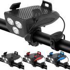 Bicycle LED Light Power Bank 1500 Lumens 4-in-1 Front Bike Light