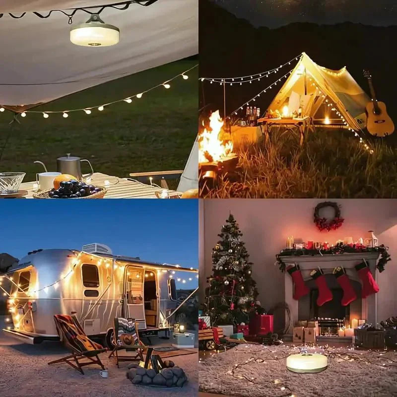 LED Retractable Lantern Flashlight 4-in-1 Emergency Camp Light