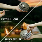 Retractable LED Camping String Lights Portable Outdoor Lantern Light