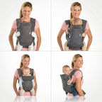 Infant Adjustable Ergonomic Baby Carrier Strap 4 in 1