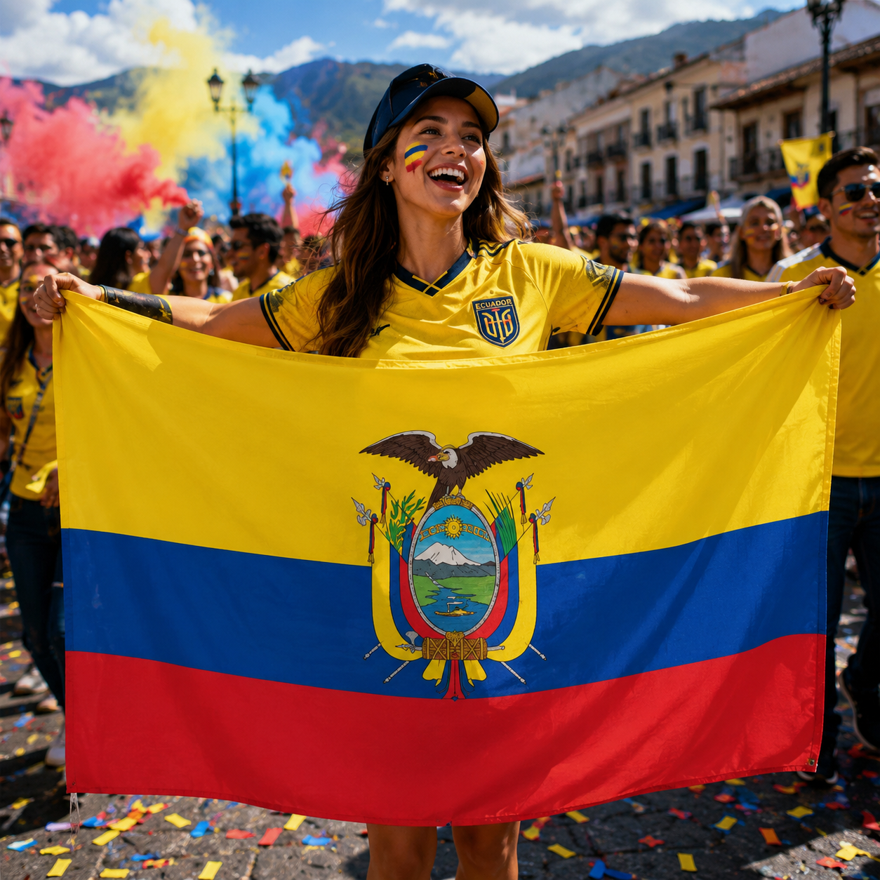 Ecuador Fan Cape