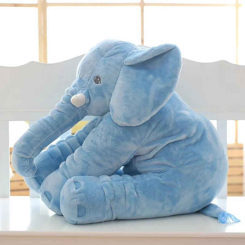 Elephant Shaped Baby Pillow Soft Plush Cushion