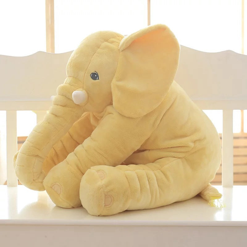 Elephant Shaped Baby Pillow Soft Plush Cushion