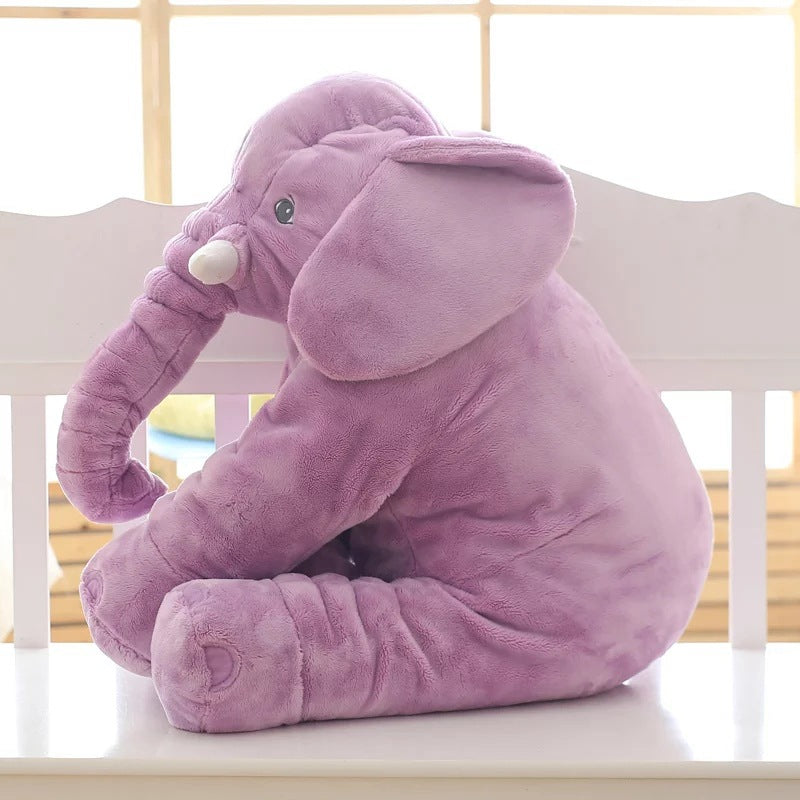 Elephant Shaped Baby Pillow Soft Plush Cushion