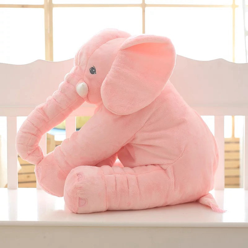 Elephant Shaped Baby Pillow Soft Plush Cushion