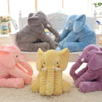 Elephant Shaped Baby Pillow Soft Plush Cushion