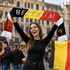 Belgium Fan Scarf