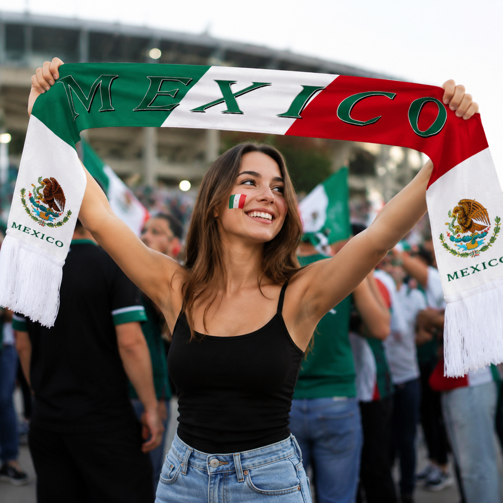 Mexico Scarf Side