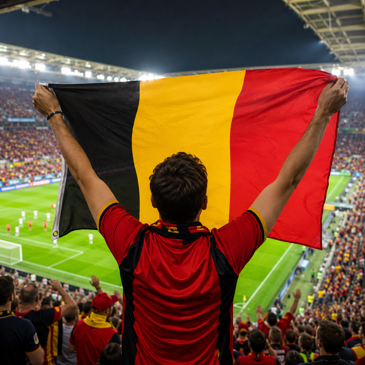 Belgium Flag Side