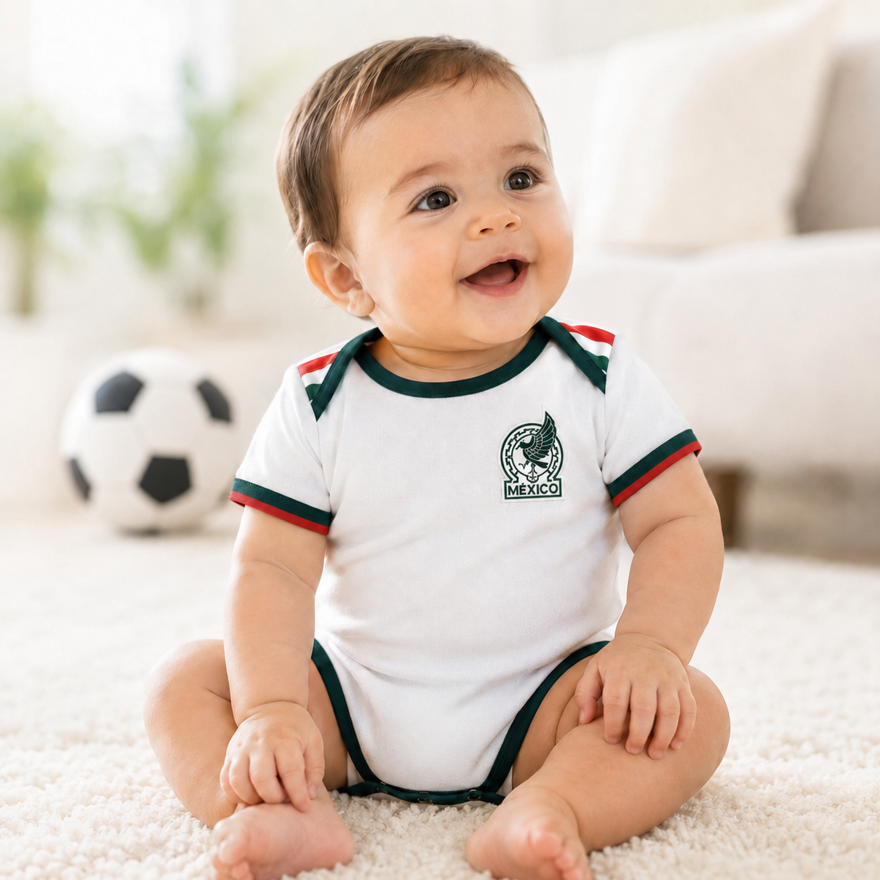 Mexico Away Kit Baby Detail