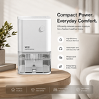 Electric Compact Home Dehumidifier Moisture Remover for Bedroom Bathroom Basement