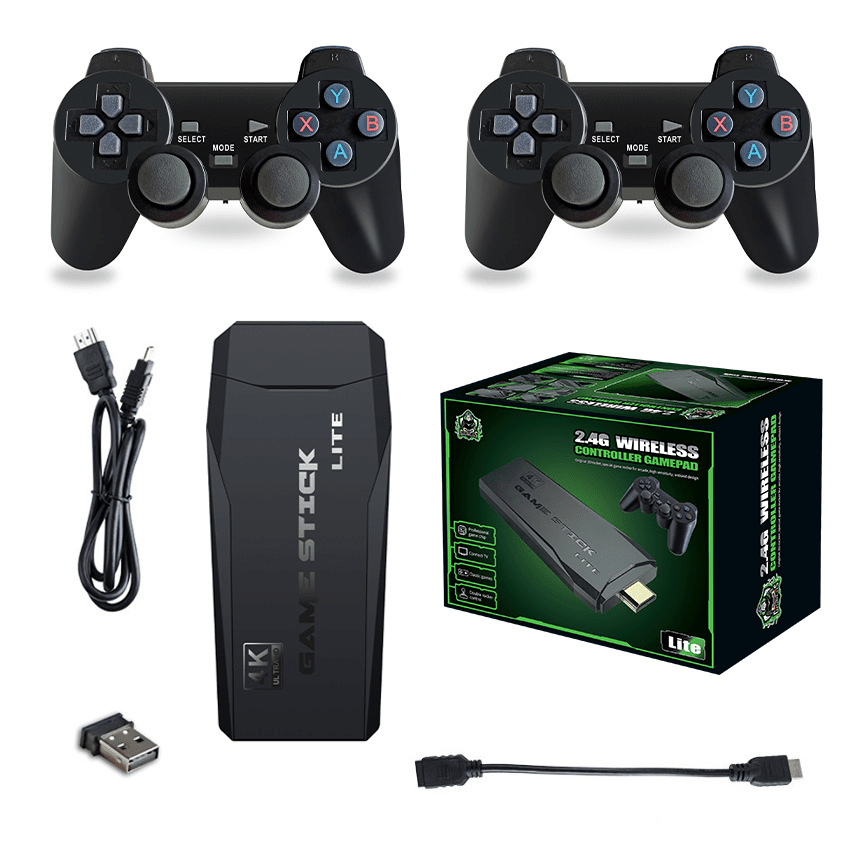 4K Retro Game Console with 20000 Built-in Classic Video Games Plug and Play