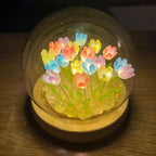 Tulip Shaped LED Flush Mount Night Light Fixture