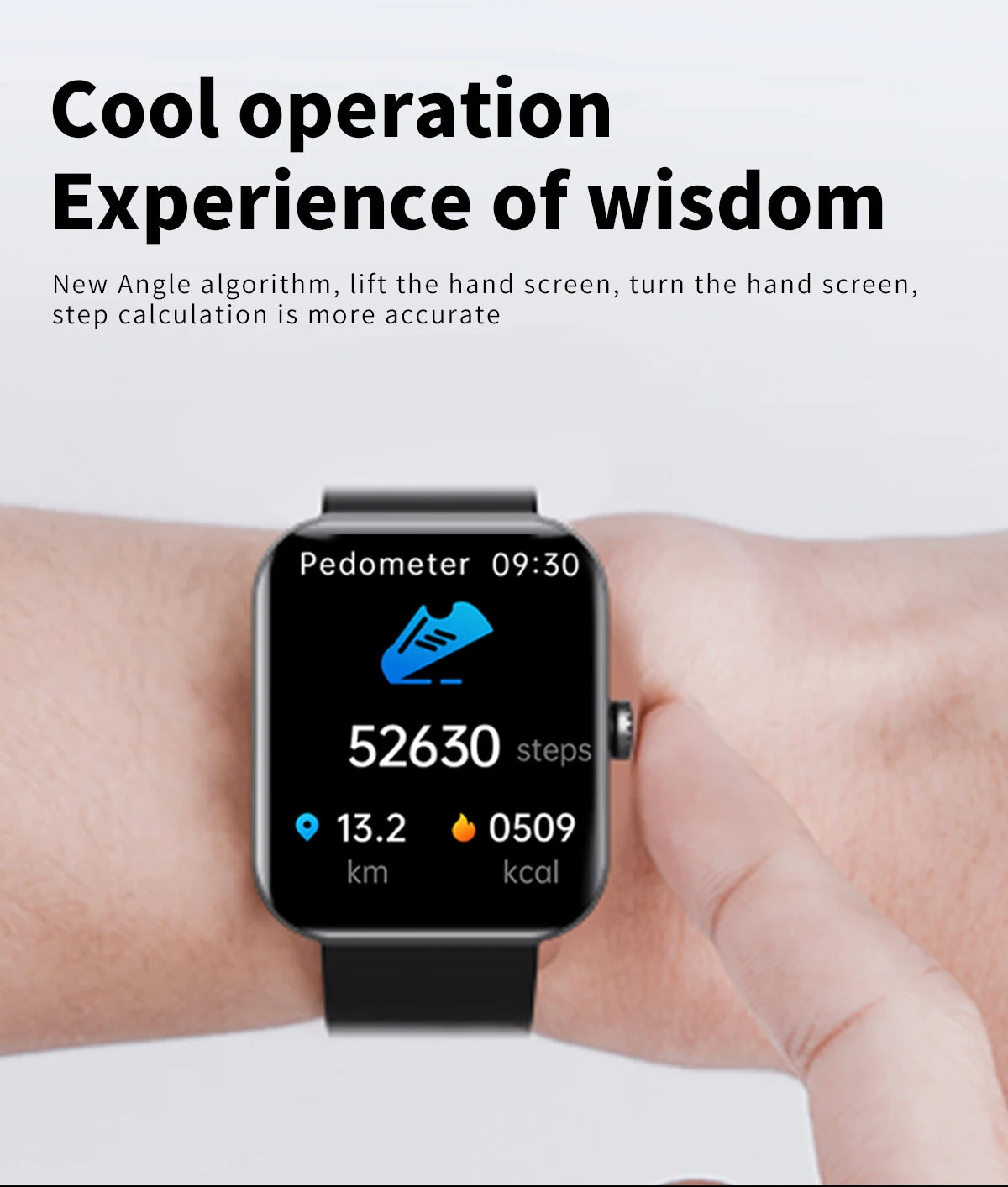 Heart Rate & Blood Pressure Monitoring Smartwatch Fitness Tracker