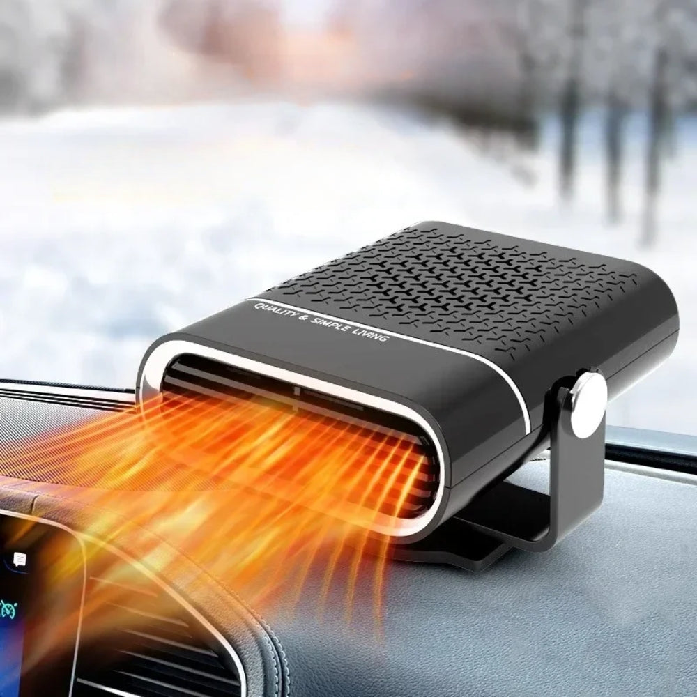Portable Car Heater Fan 4-in-1 Heating Cooling Defrosting 12V