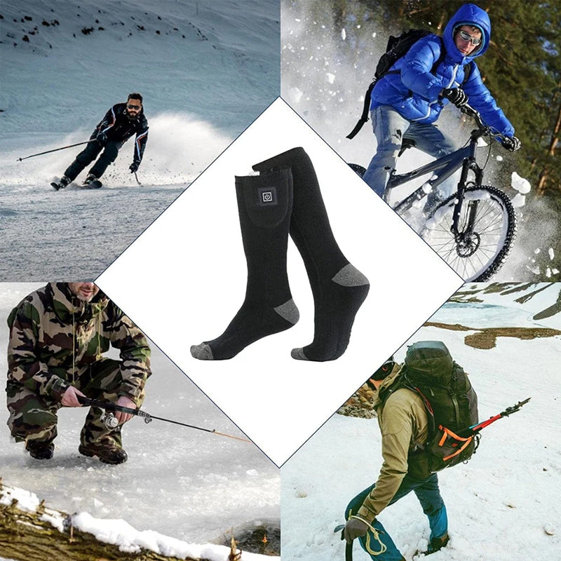 Rechargeable Heated Socks Electric Battery Powered Warm Socks