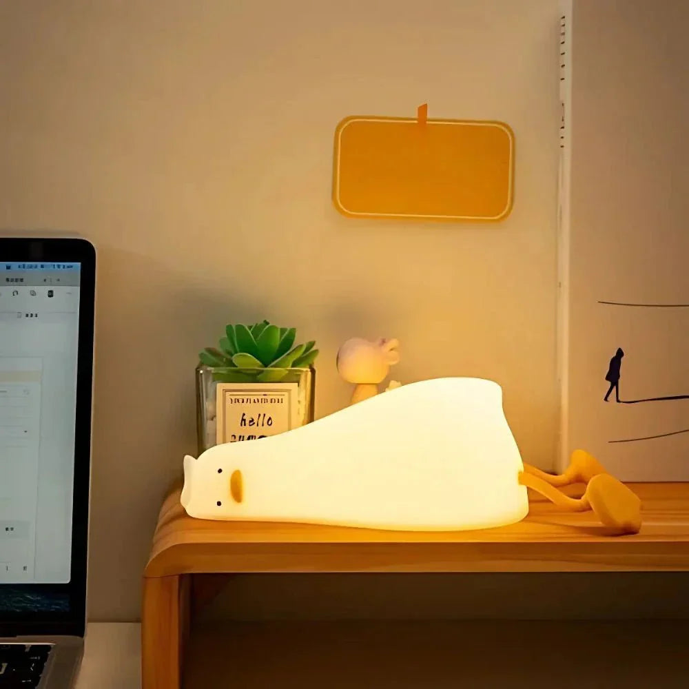 Rechargeable Silicone LED Night Light Table Lamp
