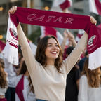 Qatar Scarf Side
