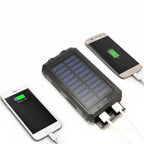 Solar Portable Power Bank Waterproof Phone Charger for Camping